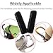 2Pcs 6.3 * 5.51inches Stroller Handlebar Cover,Pushchair Armrest Handle Protector Cover,Pram Bumper Bar Dustproof Handle Gloves Replacement Removable Universal Protective Case Grip Bar Covers
