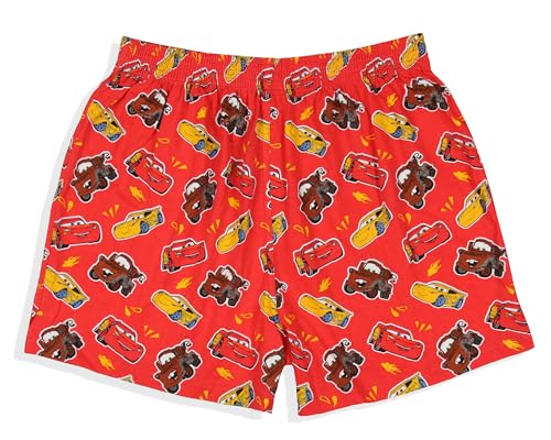 Disney Men's Cars Lightning McQueen Mater And Cruz Ramirez Boxer Shorts Underwear4
