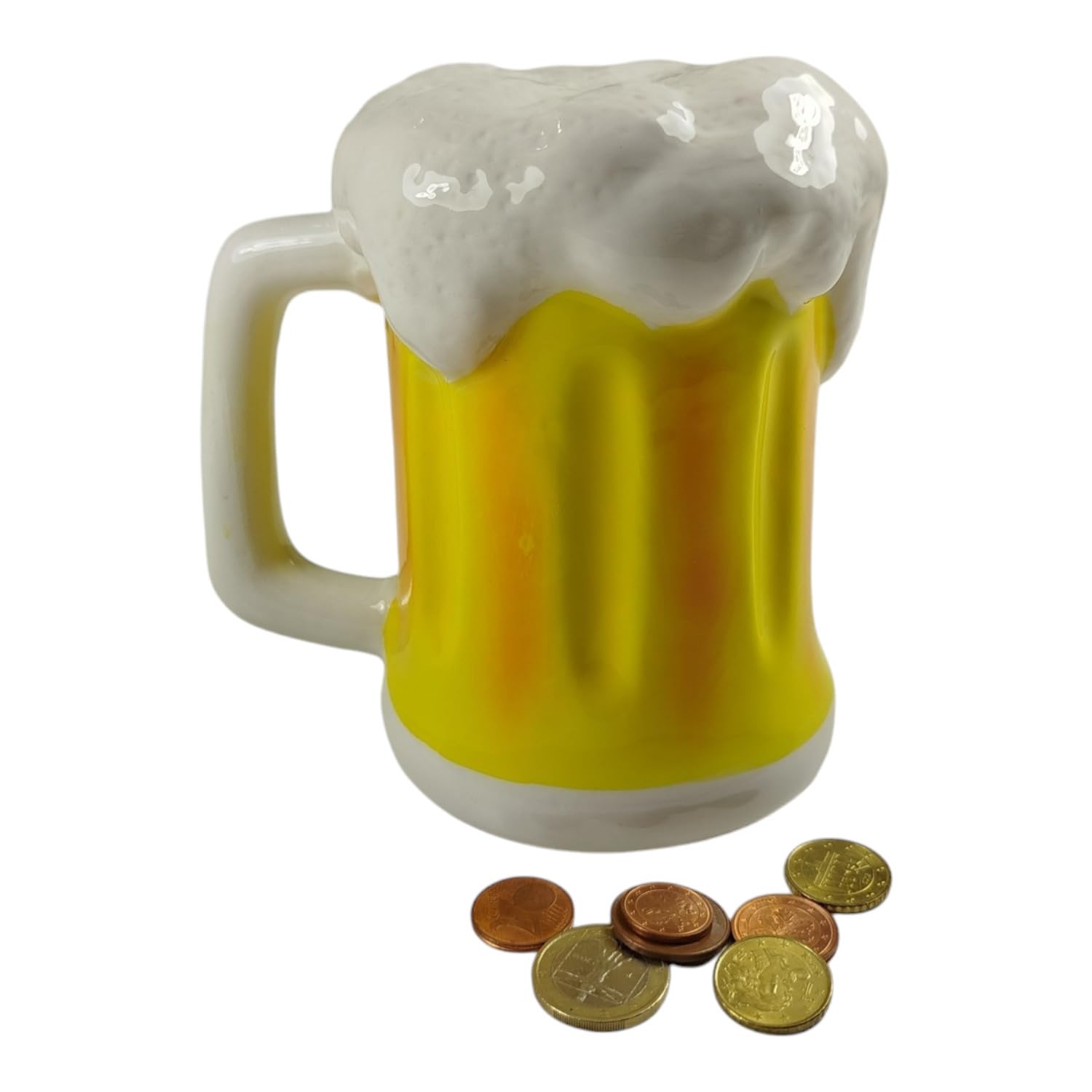 Sparschwein 'Bierkasse' Aus Keramik – Handgefertigt, Lustiges Geschenk Für Jeden Anlass, Ca. 12,5 X 9 Cm