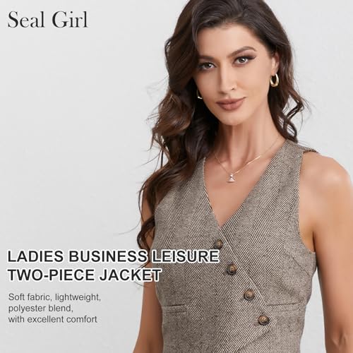 Women's V-Neck Vest and Suit Pants - Multifunctional Casual Office wear2