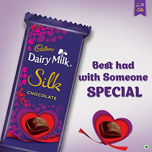 Image of Cadbury Dairy Milk Silk Valentine Chocolate Bar, 3 x 150 Grams