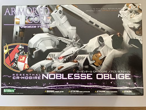 Kotobukiya 1/72 Scale CR-Hogire Noblesse Oblige Armored Core Series Model Kit