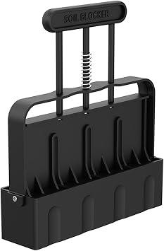 Handheld Seedling Soil Block Maker Soil Blocker Soils Blocking Tool with Dibbers Garden Crocks Making Seedlings