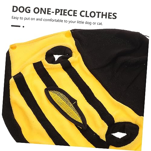 Disfraz Abeja para Perros y Gatos Tamaño XS Negro miniatura 7
