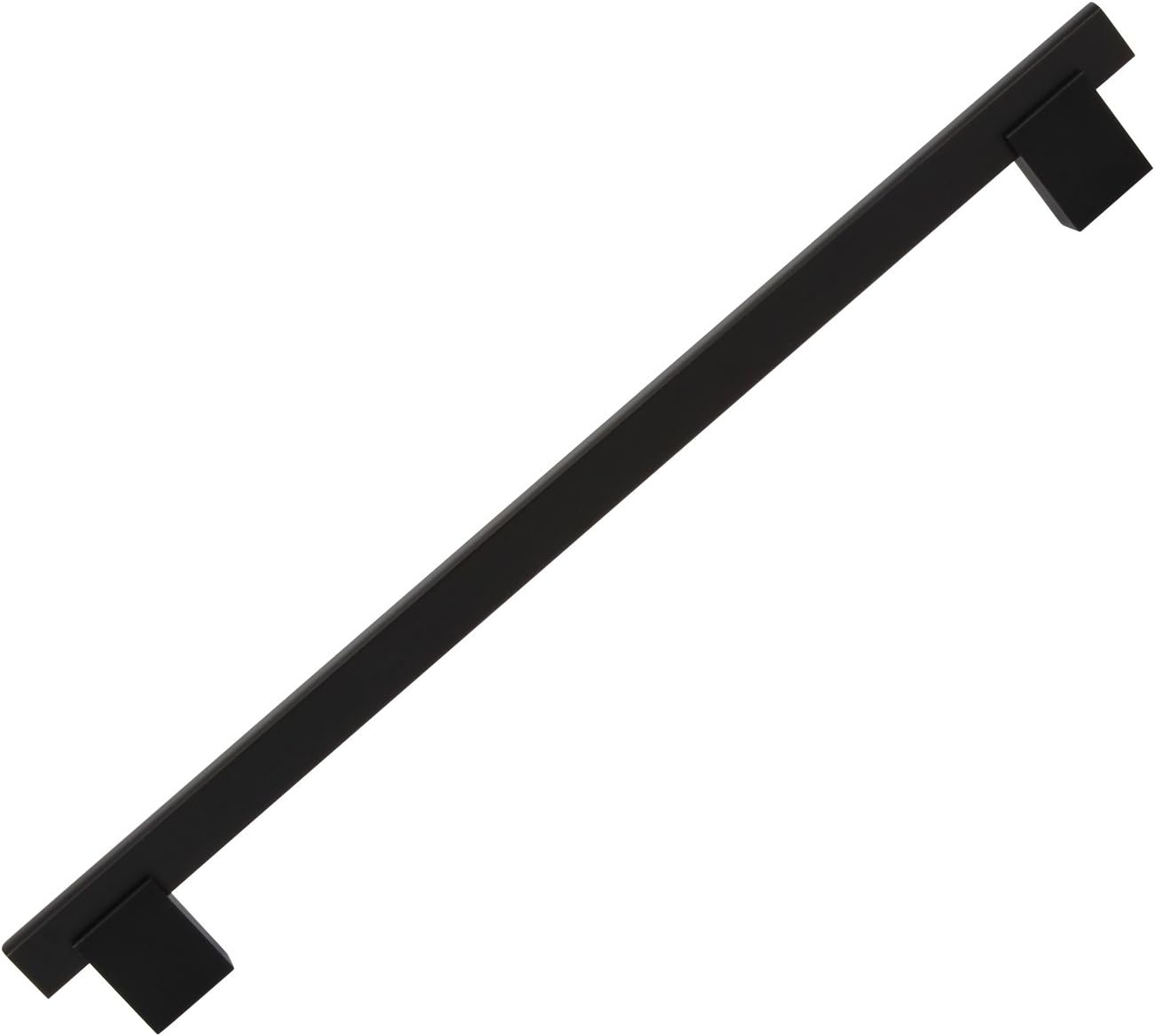 Rok Hardware 10-1/8 (256mm) Center Matte Black Kitchen Cabinet Drawer Door Handle Pull 11-3/8 (288mm) Length