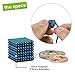 Speks Magnetic Balls - Duotone Denim Set of 512 (2.5mm) - Fun Stress Relief Desk Toy for Adults - Mashable Smashable Buildable