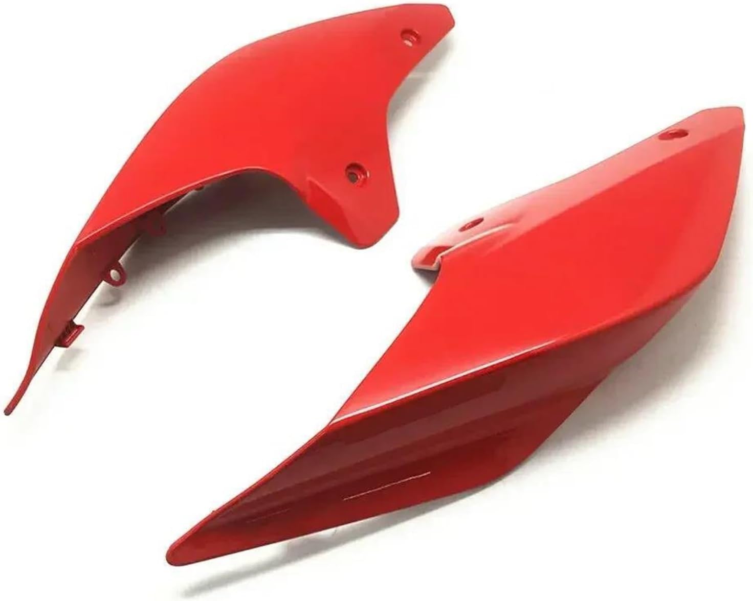 オートバイの装飾 オートバイドゥカティストリートファイター V4 2020 2021 炭素繊維排気保護フェアリングカバーカウリングパ フェアリングアクセサリー  に適合するドゥカティ に適合するストリートファイター V4S オートバイアクセサリー カーボンファイバー に適合する ... フェアリングキット に適合する ドゥカティ に適合する ストリートファイター V4 V4S 2020 2021 レッド リアテール