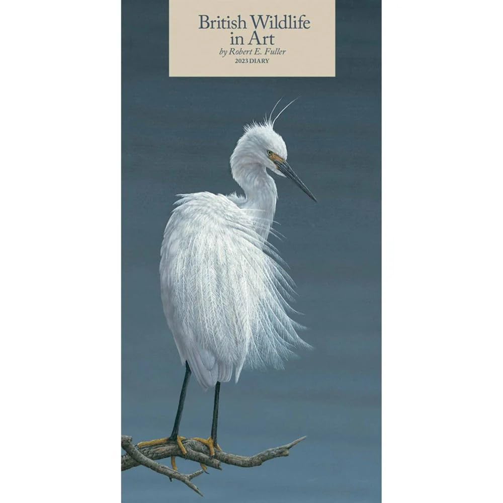 British Wildlife in Art by Robert Fuller Slim Diary 2023 Diary