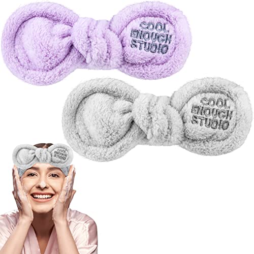 RIQQQ-Bandeau-de-Maquillage-Spa-Bande-de-Cheveux-Femme-Serre-tete-de-Elastique-Facial-Headband-pour-Lavage-de-Visage-Bain-Sports-Beaute-Soin-de-Peau