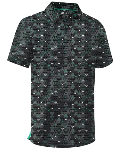 SWISSWELL Black Funny Golf Polo