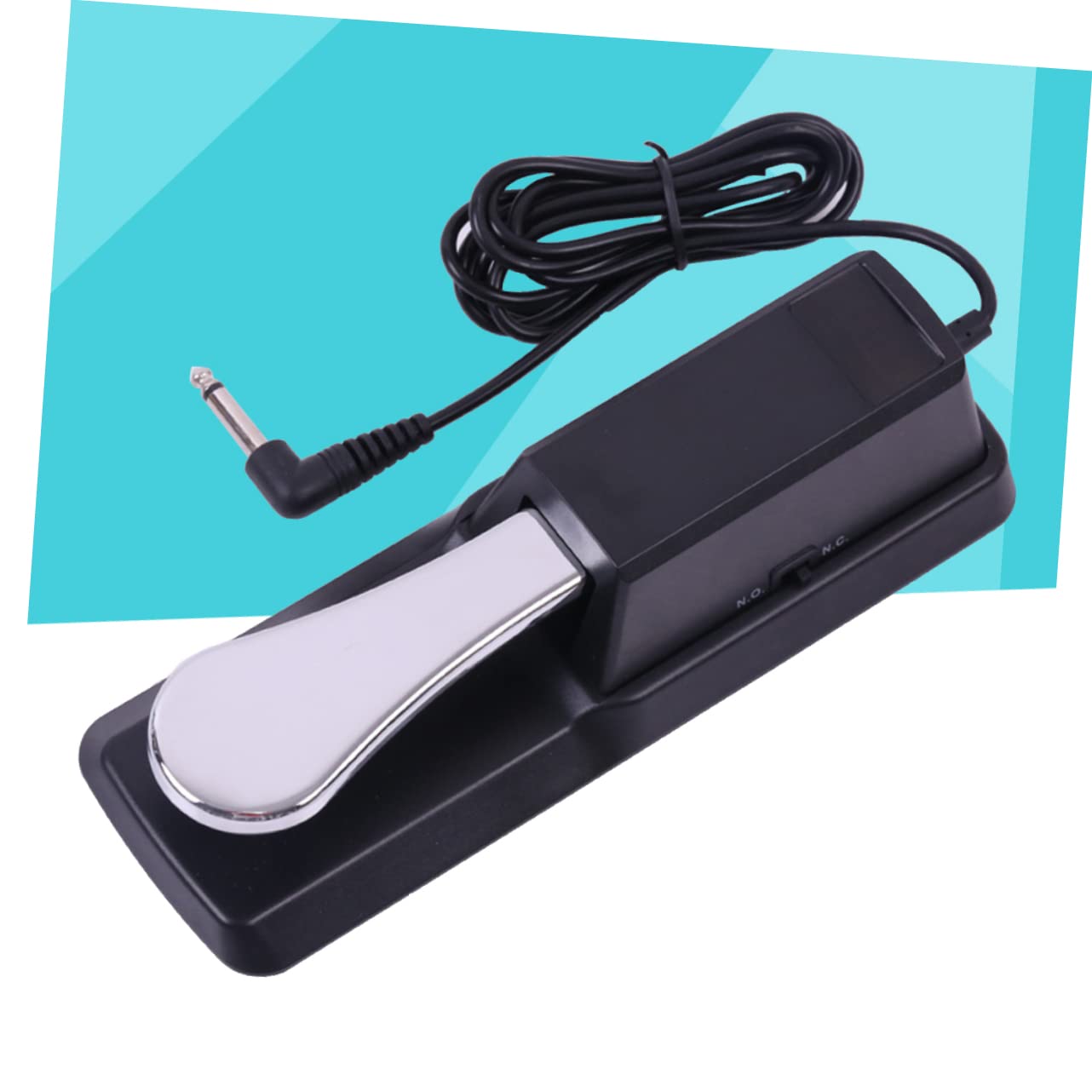 Totority Electronic Keyboard Sustain Pedal Half-pedal Function Alloy Material Non-slip Base for All Keyboards