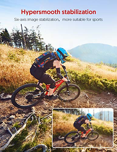 Govic TFDYT AC920 Action Cam 4k/60fps 20MP EIS Anti-Shake WiFi Touchscreen Helmkamera 40M Unterwasserkamera mit… – Bild 7