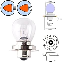 Faro Bmw Moto BOMBILLA 12V 35W P26S MOTOCICLETA FAROS DELANTEROS BOMBILLAS EXTERIORES LAMPARA MOTO VESPA PIAGGIO HONDA YAMAHA SUZUKI VINTAGE EPOCA