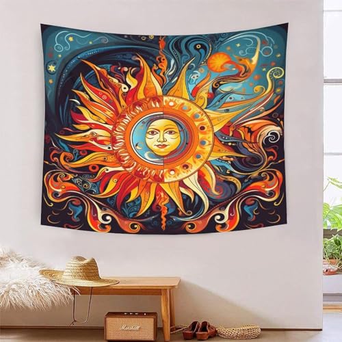 Tapisserie murale 3D Dimanche pour cacher un mur vide et agrandir le salon