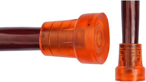 Miniatura 4 de Bastón de madera maciza con punta de goma, bastones de madera natural de moda para hombres y mujeres, ligero y fuerte capacidad de peso de 450