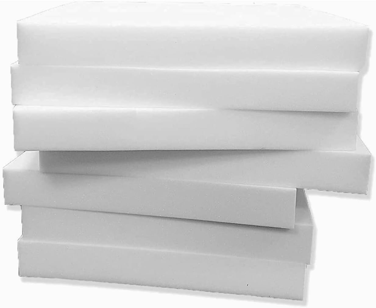 High-Density White Upholstery Foam Cushion – Durable Support Foam for Furniture, Sofa Seats, Chairs, Benches & DIY Projects, Cut-to-Size Foam Padding (5 in, 12 x 12 in)