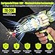 Lichtbogenschweißgerät, 220 V Handschweißgerät mit 6 Variable Stromeinstellungen, 20-200ampfbarem Ausgangsstrom, geeignet für 3/32 -1/8 (2,4-3,2 mm) Schweißstangen (grün)