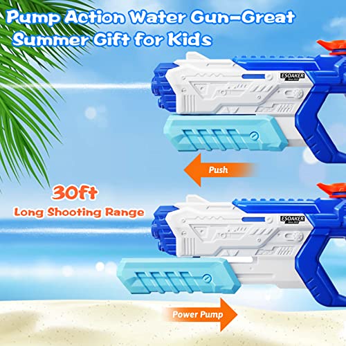Water Gun For Kids Adults - 4 Pack Soaker Squirt Guns With High Capacity Long Shooting Range - Super Water Blaster Pool Toys For Summer Swimming Beach Water Fighting #TOP2
