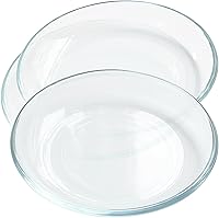 Vista 8 de Platos redondos de vidrio templado de 7 pulgadas, pequeños mini aperitivos, frutas, ensaladas y pasteles, juego de 3