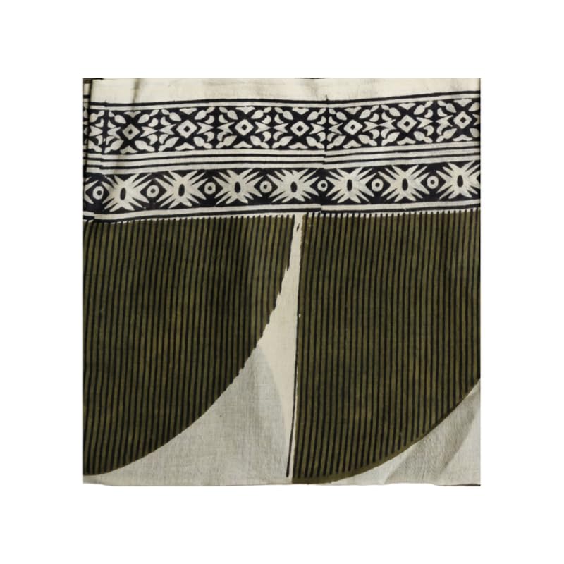 FabricWala Women’s 100% Cotton Hand Block Print Sarong Lightweight Indian Beach Wrap, Blue & White Cover-Up, Holiday Travel Scarf, Summer Skirt, Size 110 x 180 cm