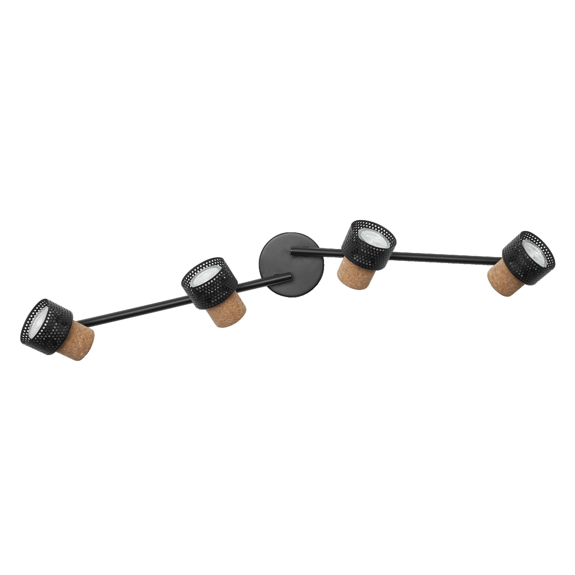 LEDVANCE DECOR SPOT CORK, 4 x 3,4W, 920lm, negro, foco, cabezales
