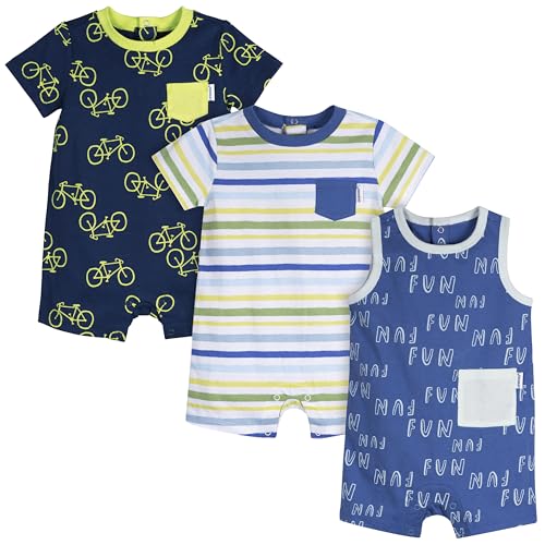 Image of Onesies Brand Baby Boys' 3-pack Romper
