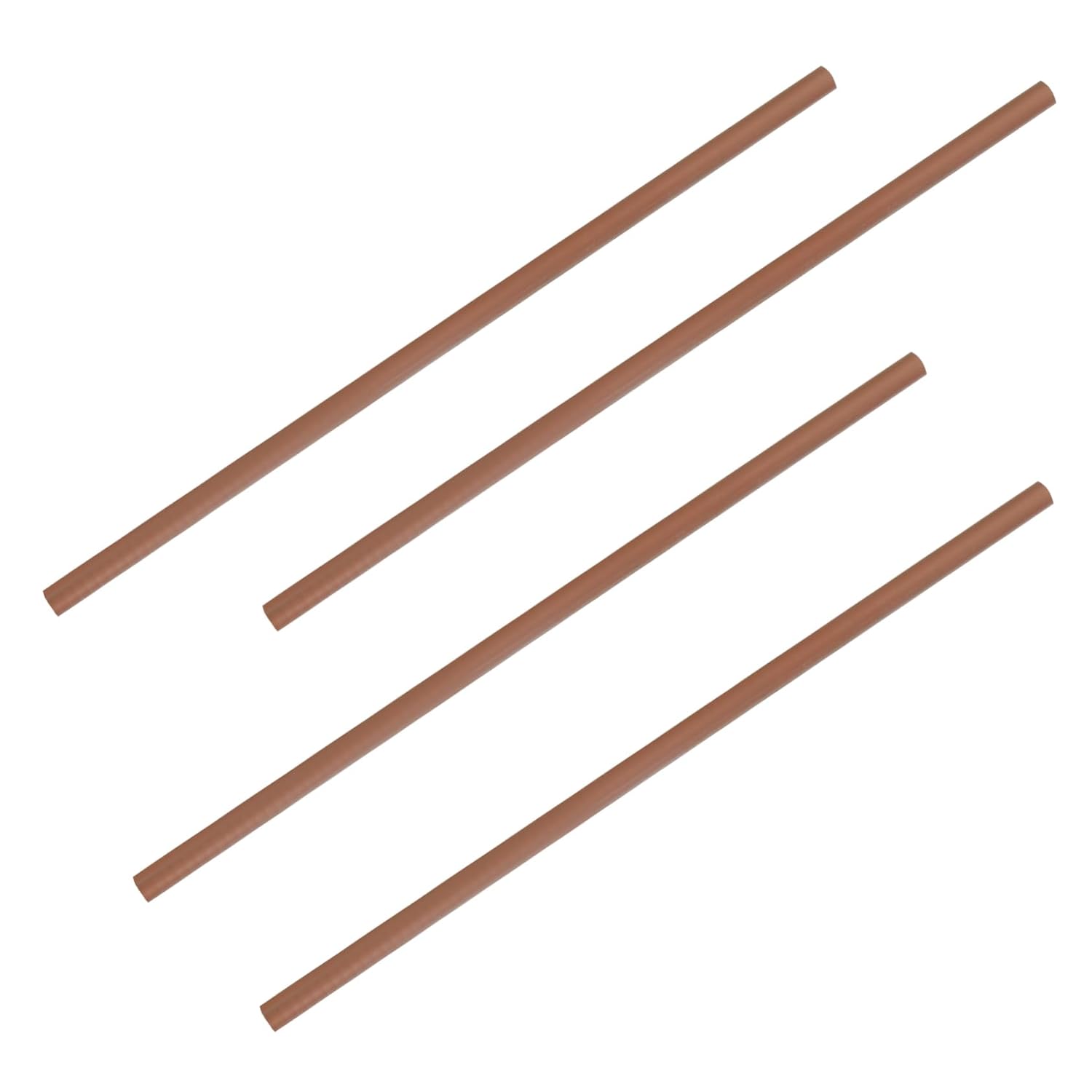 Holibanna 4pcs Copper Round Rods Diameter Crafting Supply for Model Planes Ships and Cars Lightweight and Metal Rods