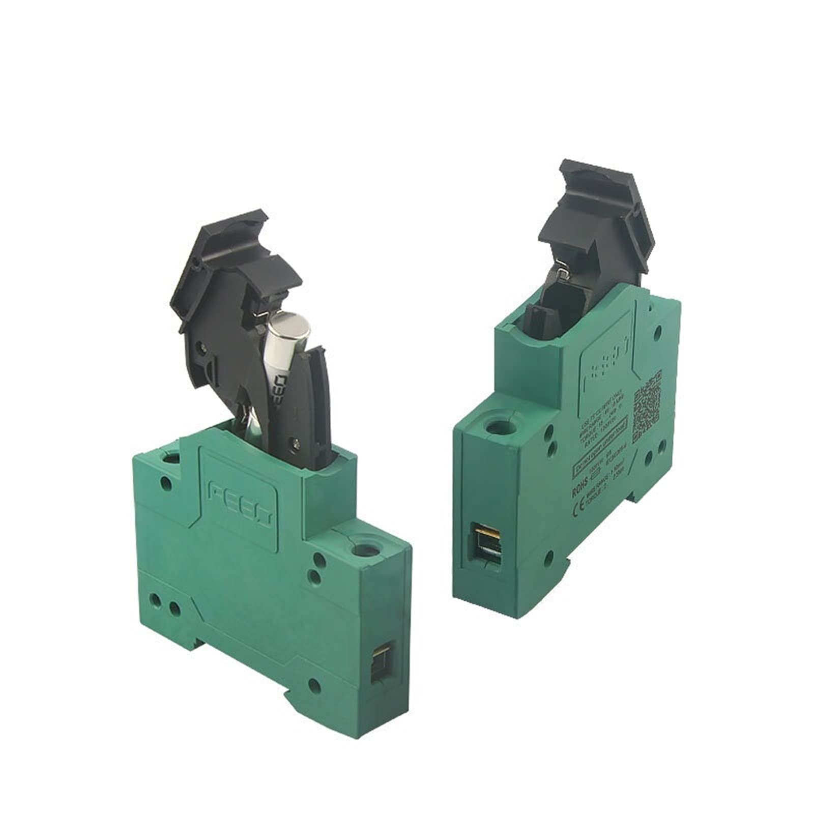 1 portafusibili solari DC 1P 1000 V PV 10 x 38 mm PV con luce e fusibile per protezione solare del sistema fotovoltaico (fusibile 25a, con luce con fusibile)