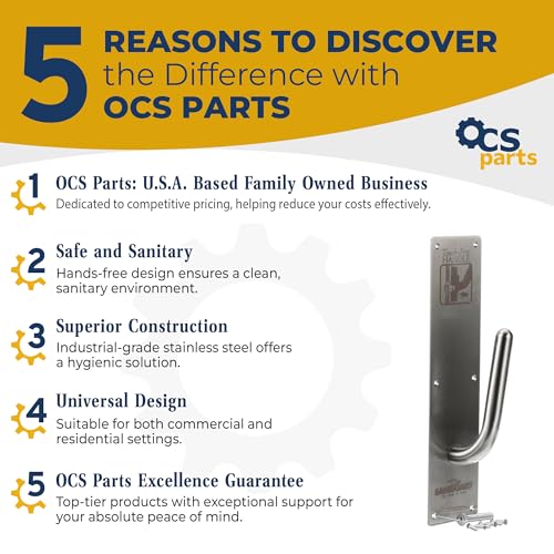 Image of OCS Parts 4 inch x 16 inch Commercial Touchless Door Handle | OCS Parts 4 inch x 16 inch Commercial Touchless Door Handle