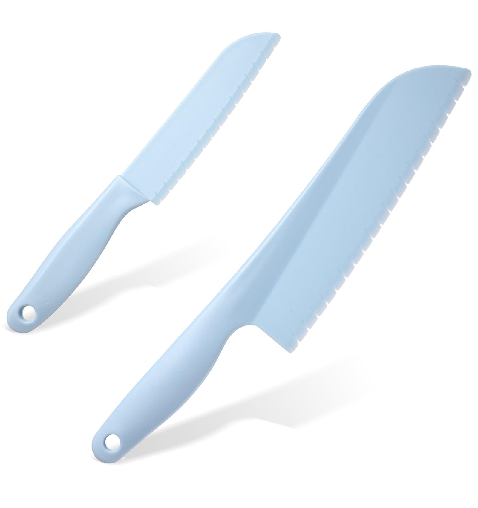 FRCTLNKG 2 Pcs Lettuce Knife, Plastic Lettuce Knife for Cutting Lettuce, Salad Knifes