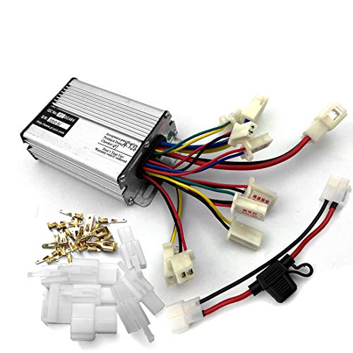 36V 48V 1000W Controller for Brushed DC Motor Scooter Controller with 30A Fusible Circuit Breaker (48V)