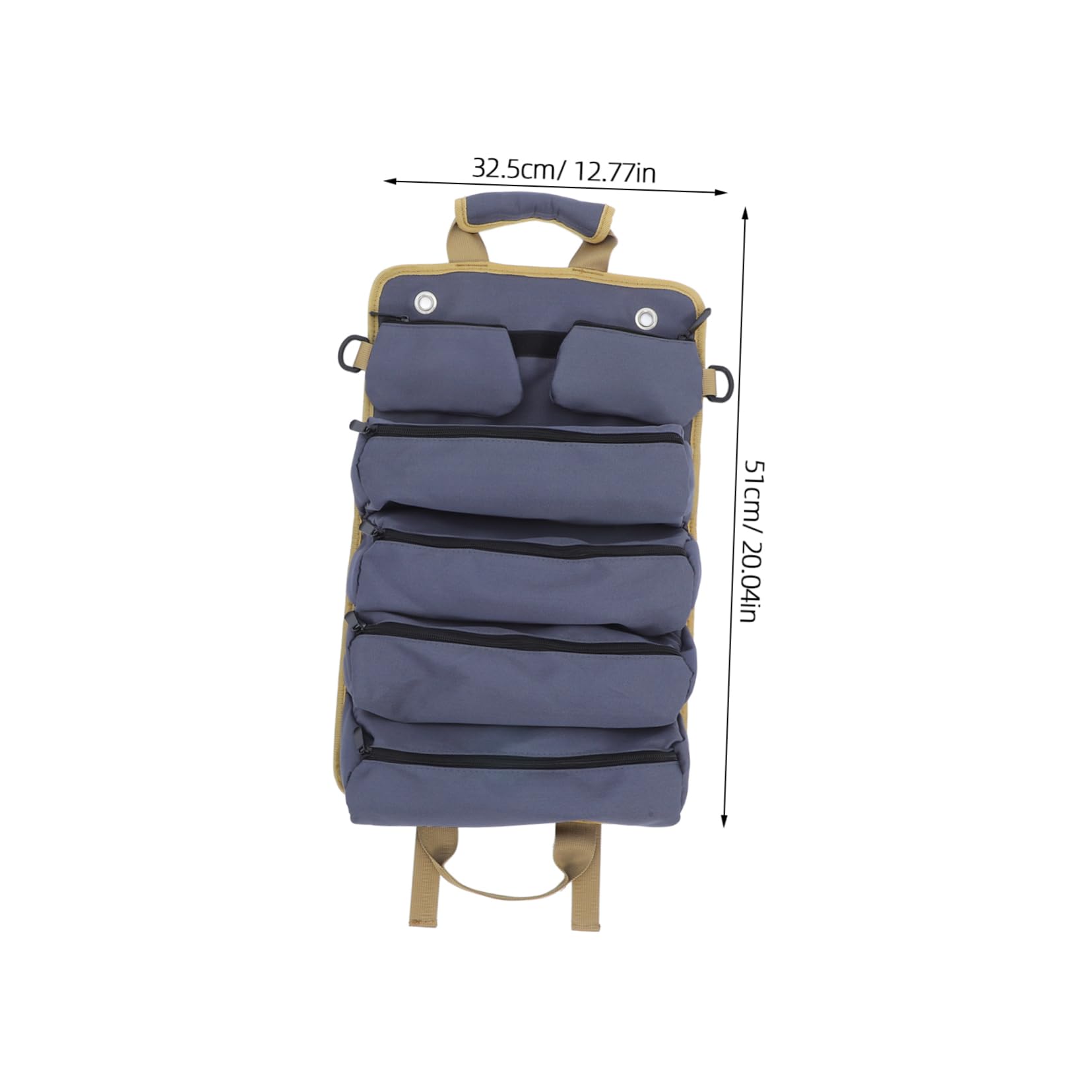 Bolsa Enrollable para Herramientas de Lona, Organizador Portátil