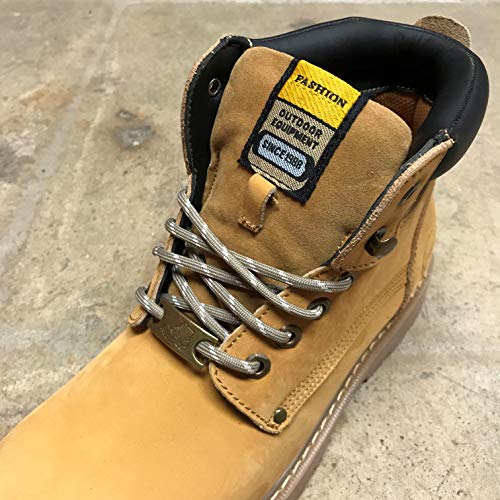Image of 3 Pairs Heavy Duty Round Boot Laces Shoelaces for Hiking Walking Construction Safety Work Boots Shoes
