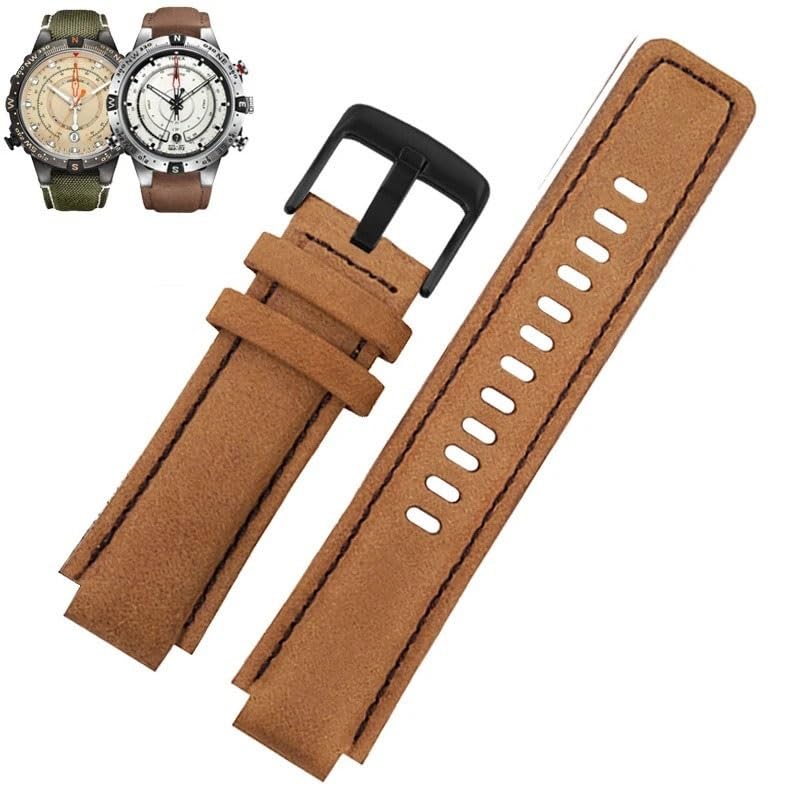 Sangle montre Timex T2N721 pour remplacer un bracelet usé avec coupe convexe