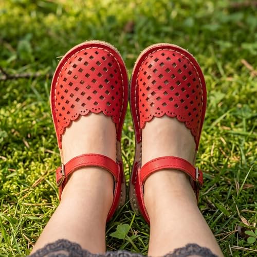 Image of THEE BRON Toddler Girls Espadrilles Sandals Hollow Out Rustic Dress Shoes
