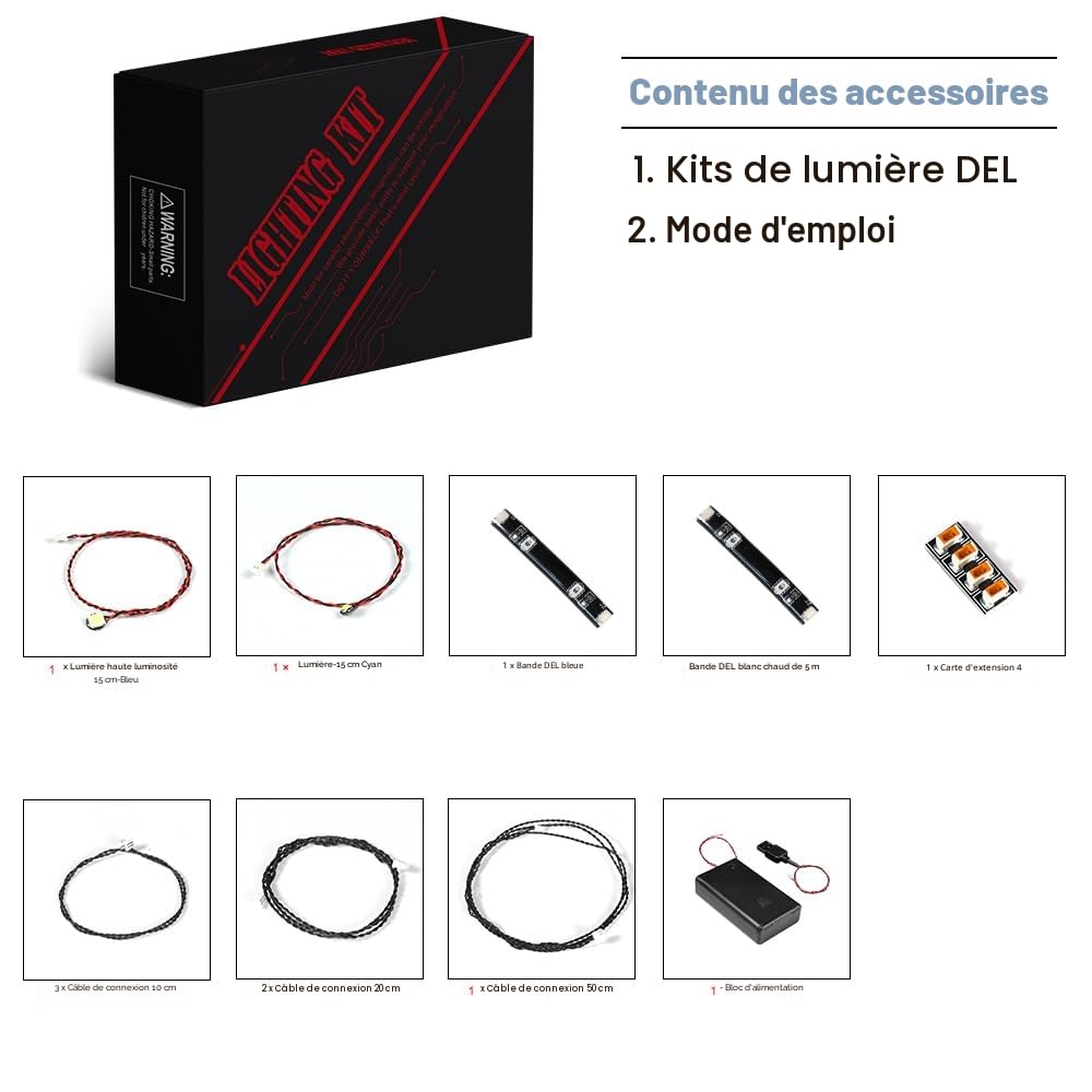 BrickBling Kit d'éclairage LED compatible avec Lego 76419 Harry Potter Château de Poudlard : le Grand Hall (modèle non inclus), jouet créatif, version standard