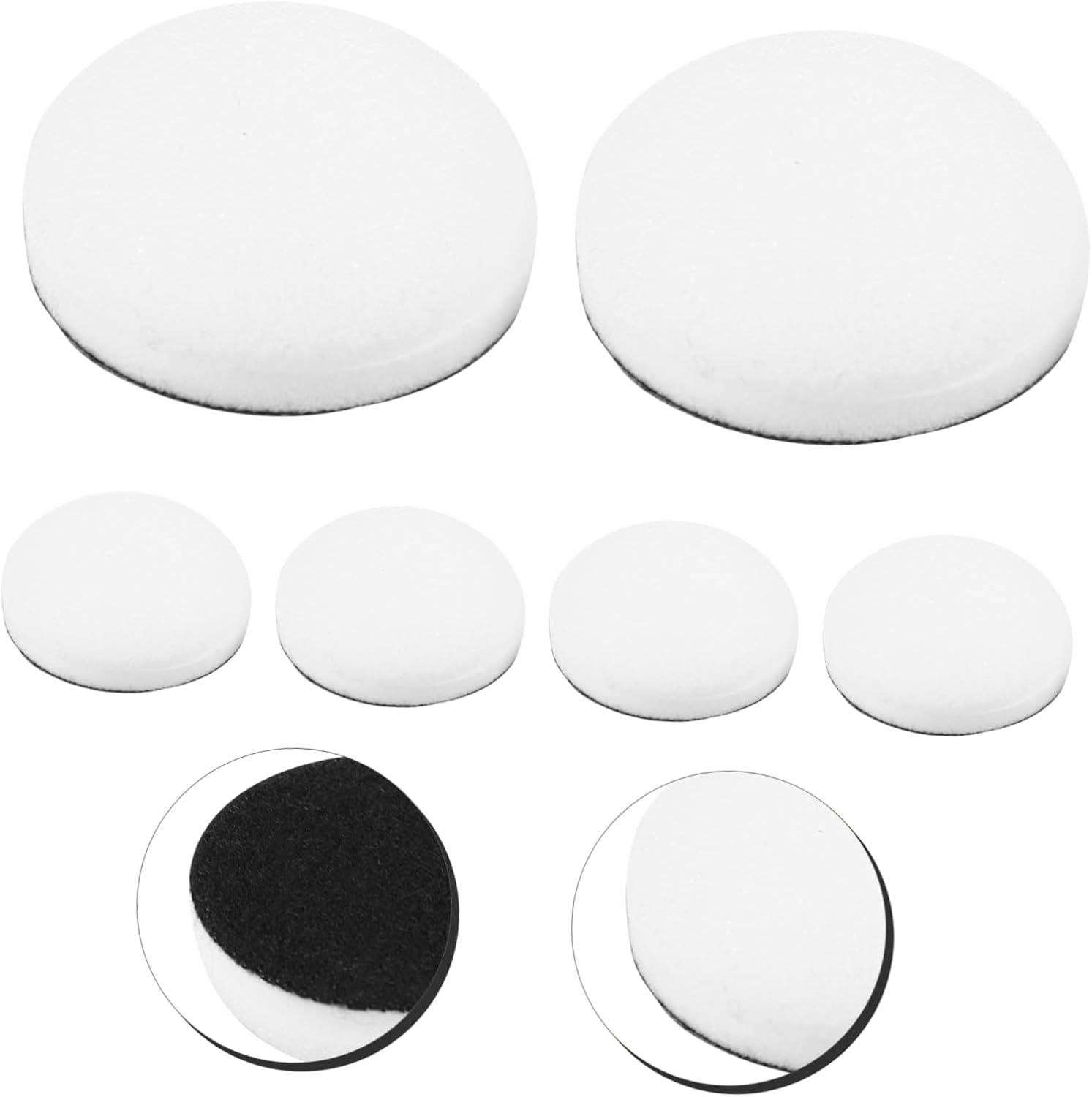 Artibetter 40pcs Round Replacement Blending Sponges for Distress Ink and Crafting Tools Soft Foam Pads for Blending Brushes and Daubers for Art Supplies