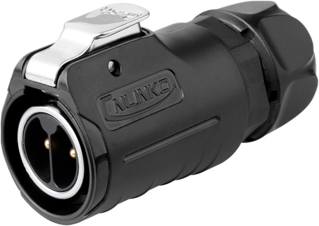 M20 12 Pin IP68 Waterproof Power Cable Connector Safety Bulkhead Industrial Wire Aviation Connector(Male Plug Only)