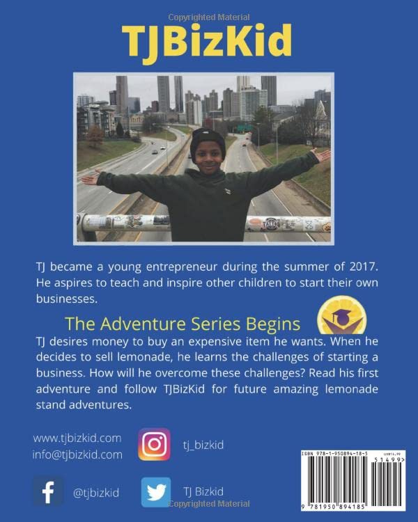 TJBizKid's Amazing Lemonade Adventure: A book designed to teach kids how to start their own business (TJBizKid's Amazing Adventures) - Image 2