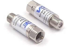 VCE Coaxial Lightning Protector 2-Pack for Antennae and Satellites