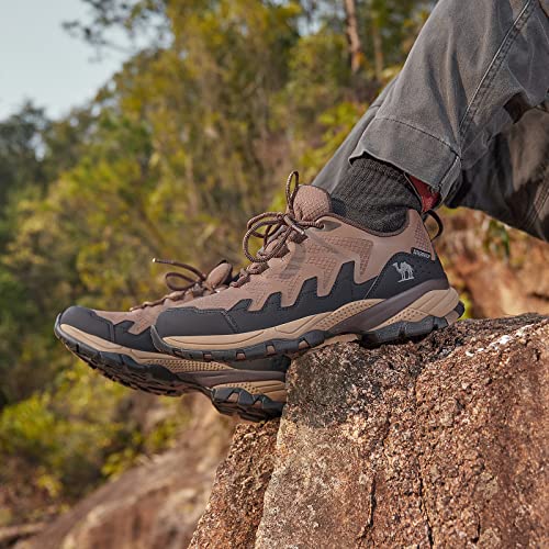 Camel Men’s Low Height Non-Slip Waterproof Hiking Shoes For Climbing Trailing Trekking Walking #TOP5
