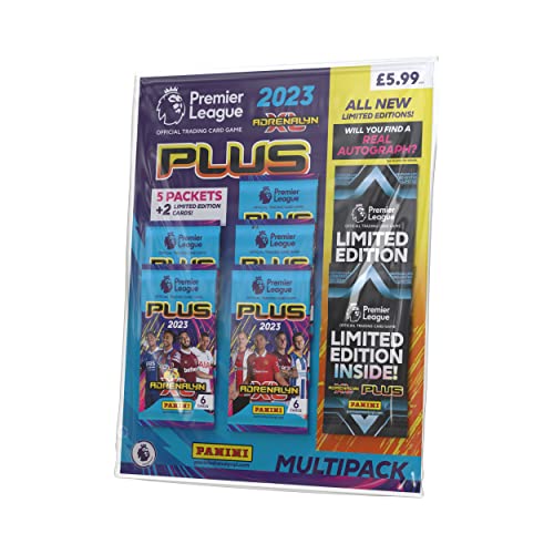 Panini- Premier League 2022/23 Adrenalyn XL Plus Multipack, Multicolore, PLAP2223MP