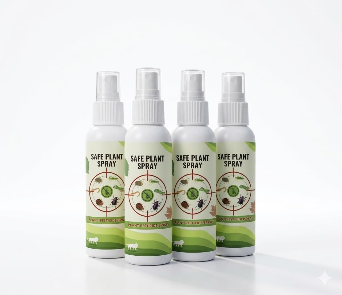 Safe Plant Spray & Plant Boost Herbal Spray Combo (4 x 100 ml)-image-29