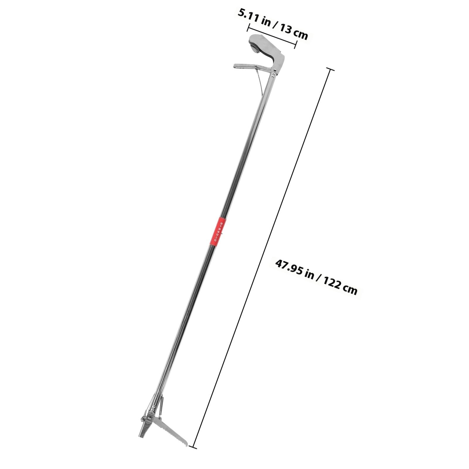 Alipis Pinza de Clip Multifuncional Acero en de para Inoxidable Alta Plegable Durabilidad y Captura para Uso Exteriores de Reptiles