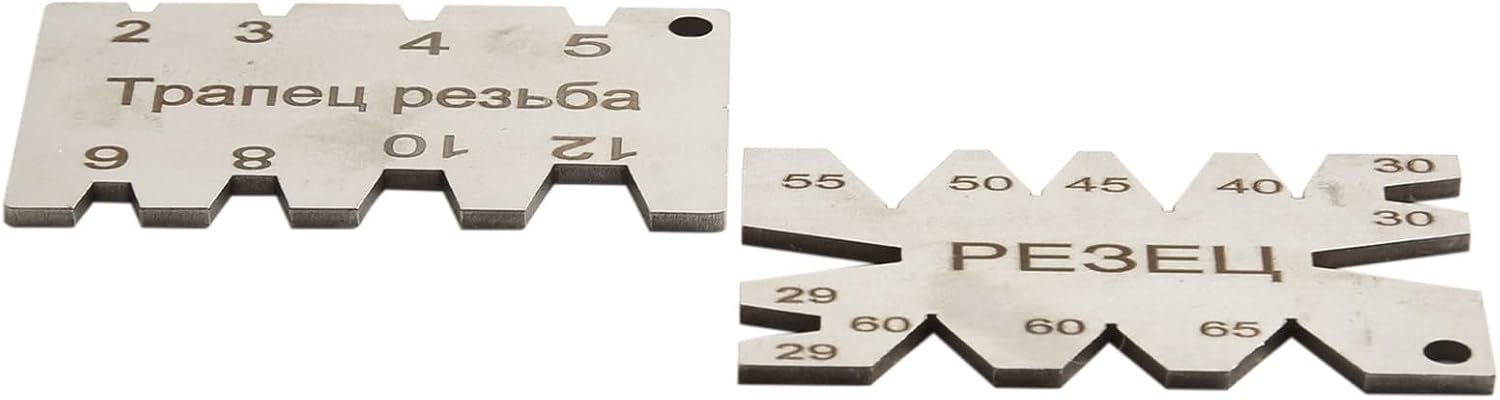 Stainless Steel Thread Cutting Gauge 2-Pack