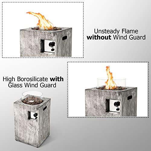 COSTWAY Outdoor Gas Patio Heater with Waterproof Cover - Image 4