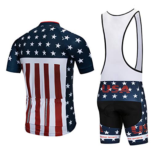 Maillot de cyclisme VTT avec cuissard gel 12D pour l'été - 2