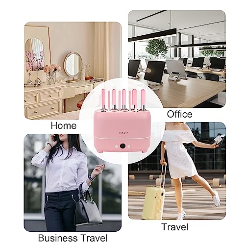 Faisoty Secador de pincéis de maquiagem atualizado, máquina de secagem de escova cosmética elétrica
