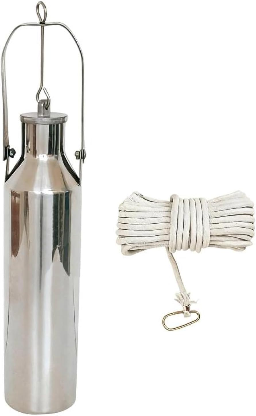 Portable Oil Sampler Sampling Container, Oil Sampling Bucket 500ml 1000ml Capacity, Liquid Samples Collection Device for Collecting Petroleum Liquid,Stainless Steel,500ml