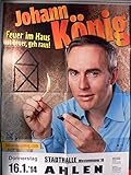 Johann König - Ahlen 2014 - Veranstaltungs-Poster A1-37